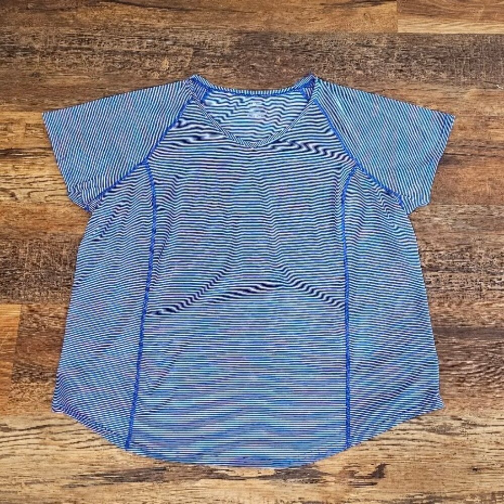 Tek Gear Athletic Exercise Workout Top Dry Tech Size 1X EUC
